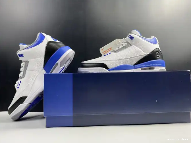 Cheap Jordan White Blue CT8532-040 Retro Air 3 0524